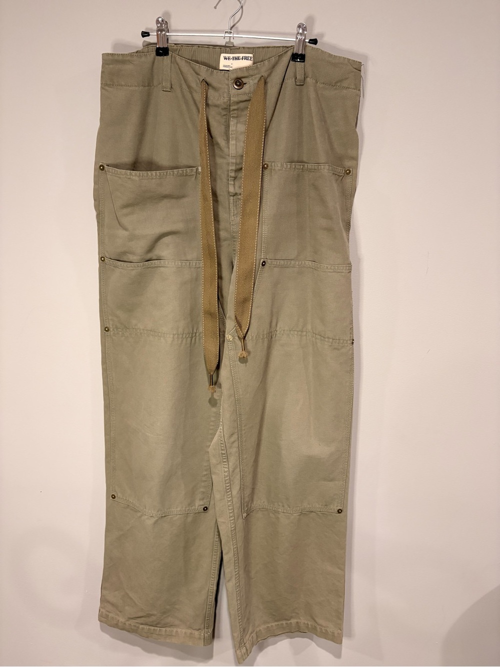 100% Cotton We The Free Cargo Drawstring Pants